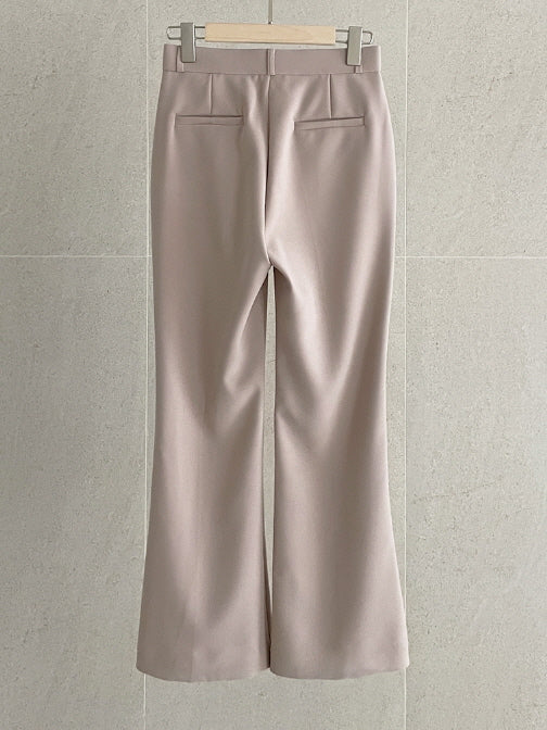 パーフェクトフィット ブーツカット スラックス (5color)
