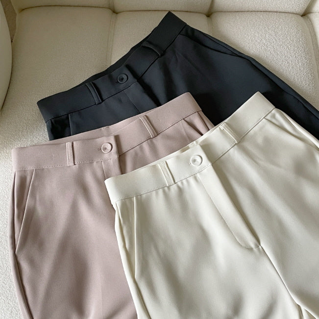 パーフェクトフィット ブーツカット スラックス (5color)