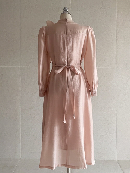 リボンタイ フレア ドレス (3color)
