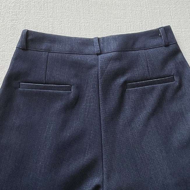 クラッシック テーラード デニムパンツ (2color)