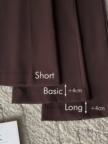 パーフェクトフィット ブーツカット スラックス (5color)