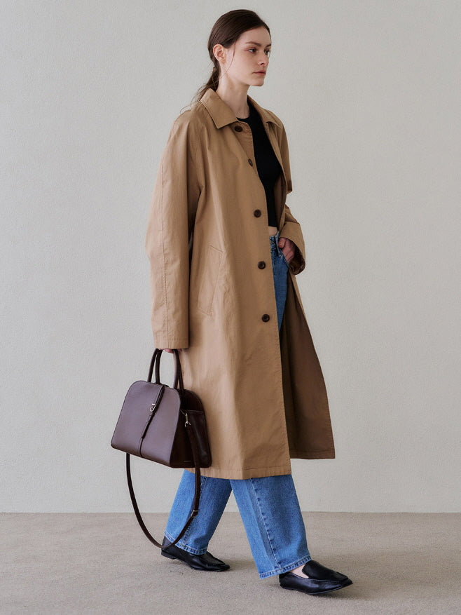 ブラン ミディアム バッグ (ブラウンバガンディー)