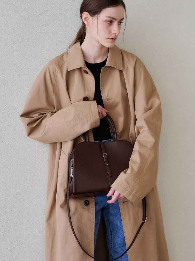 ブラン ミディアム バッグ (ブラウンバガンディー)