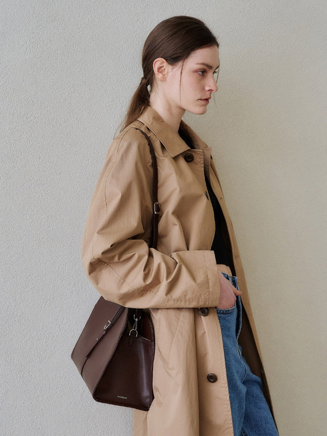 ブラン ミディアム バッグ (ブラウンバガンディー)