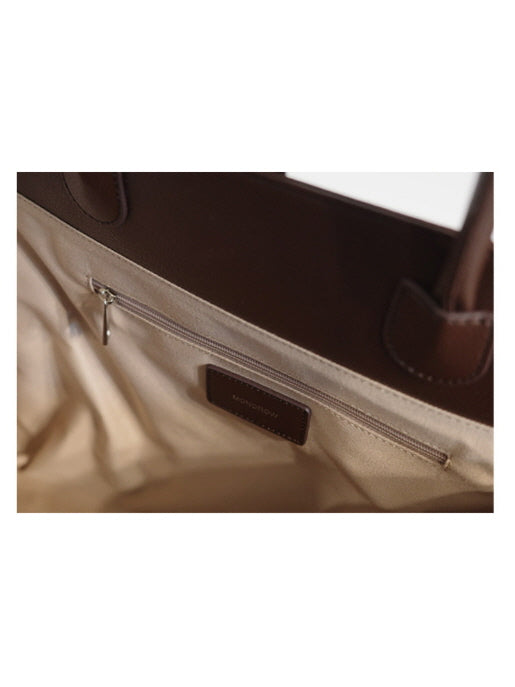 ブラン ミディアム バッグ (ブラウンバガンディー)