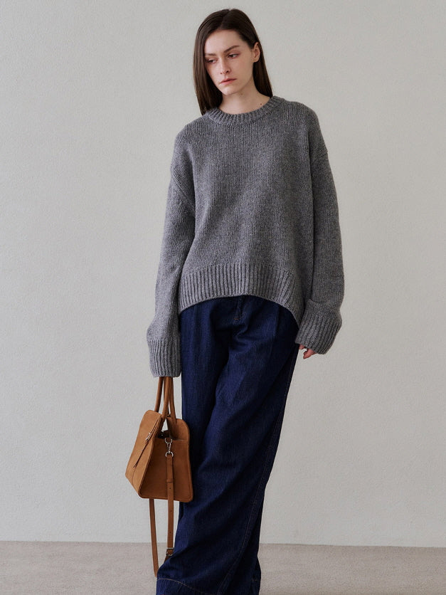 ブラン ミディアム スエード バッグ(キャメル)