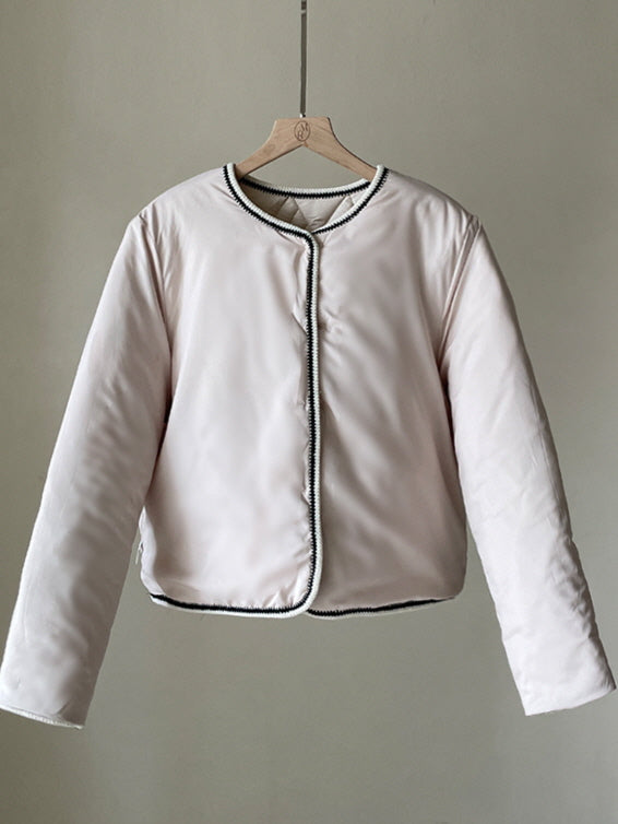 クラシック トリム キルティング ジャケット(2color)