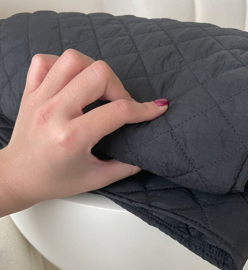 キルティングAライン・ウォームジャンパーワンピース