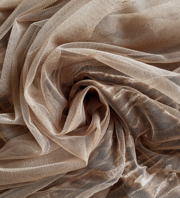 エレガント ベルベット チュールスカート(3color)