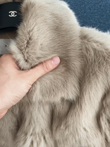 ラグジュアリー フェイクファー ショートコート(2color)