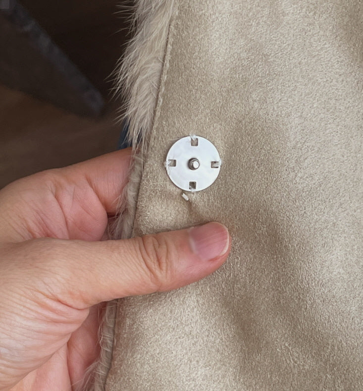 ラグジュアリー フェイクファー ショートコート(2color)