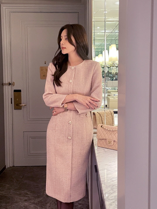 エレガントパール ツイードワンピース(3color)