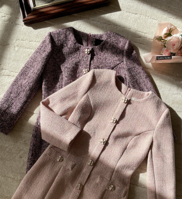 エレガントパール ツイードワンピース(3color)