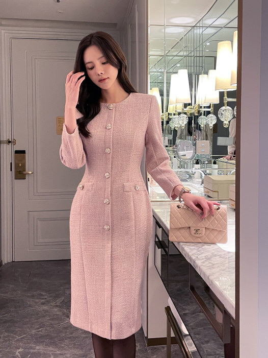 エレガントパール ツイードワンピース(3color)