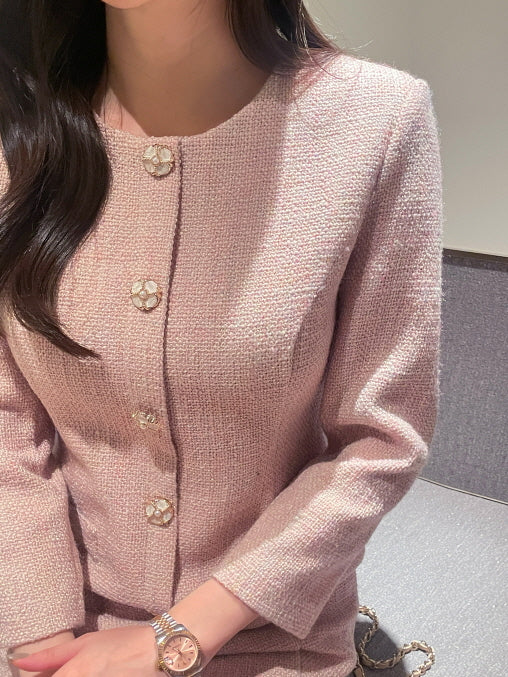 エレガントパール ツイードワンピース(3color)