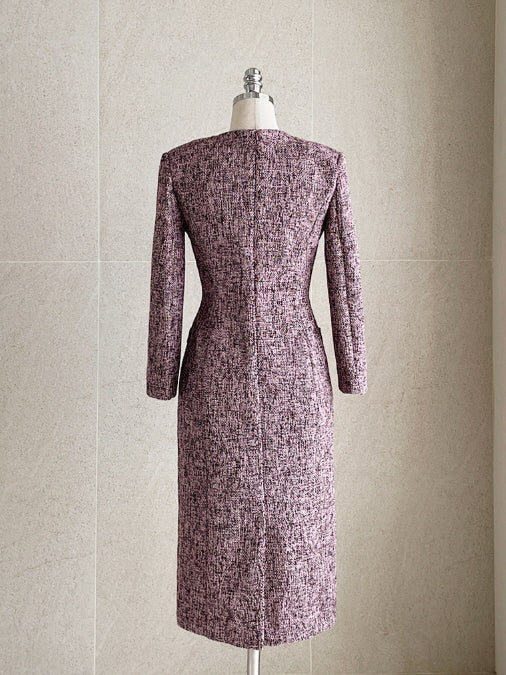 エレガントパール ツイードワンピース(3color)