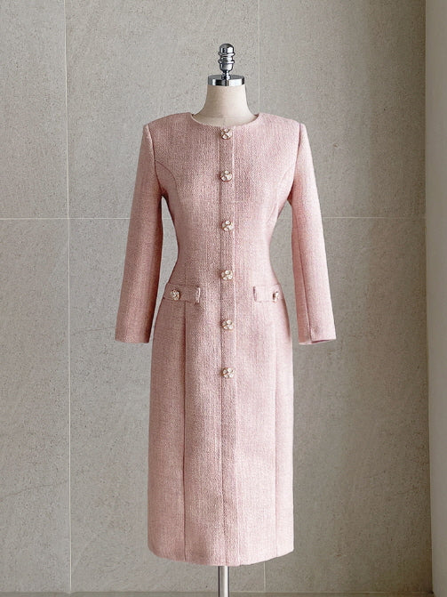 エレガントパール ツイードワンピース(3color)