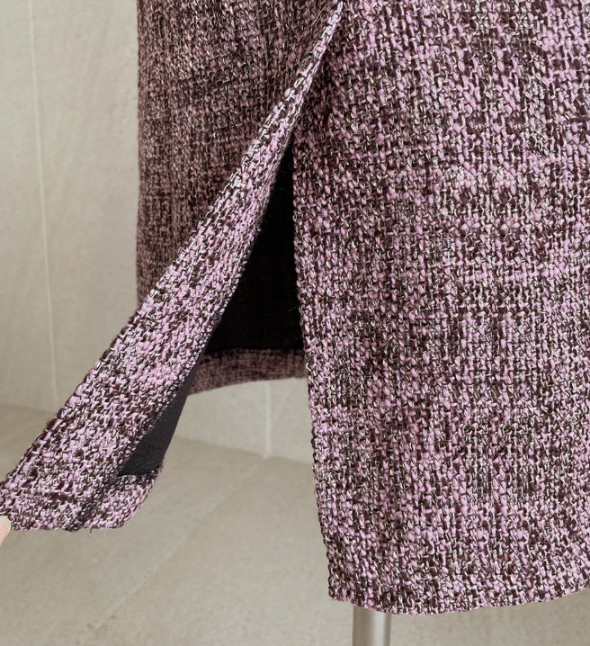 エレガントパール ツイードワンピース(3color)