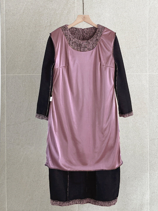 エレガントパール ツイードワンピース(3color)