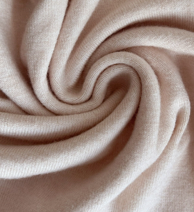 襟付きモックネック ボタンカフスニットトップス(5color)