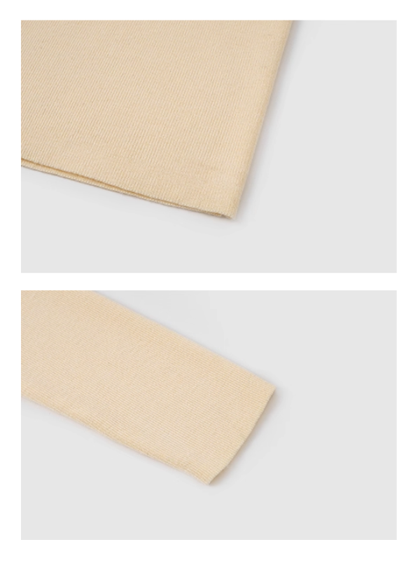 リボンカラー ニットトップス(3color)