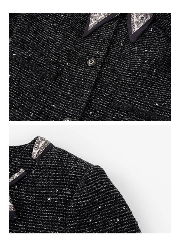 クラシック ツイードリボン ジャケット＆スカートセット